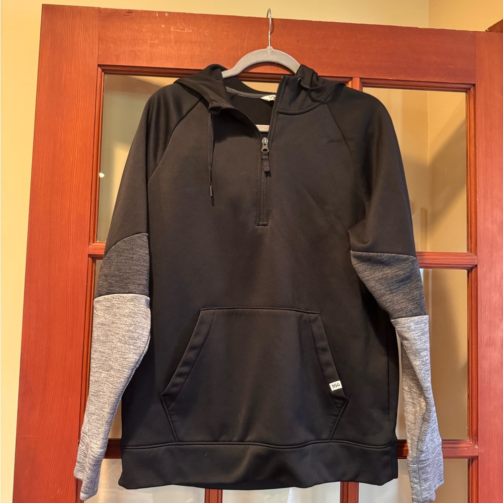 DSG Black and Gray Fleece Hoodie